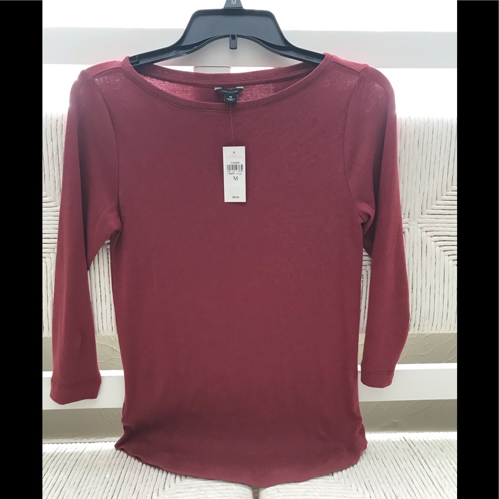 NWT - Ann Taylor Boatneck T-Shirt